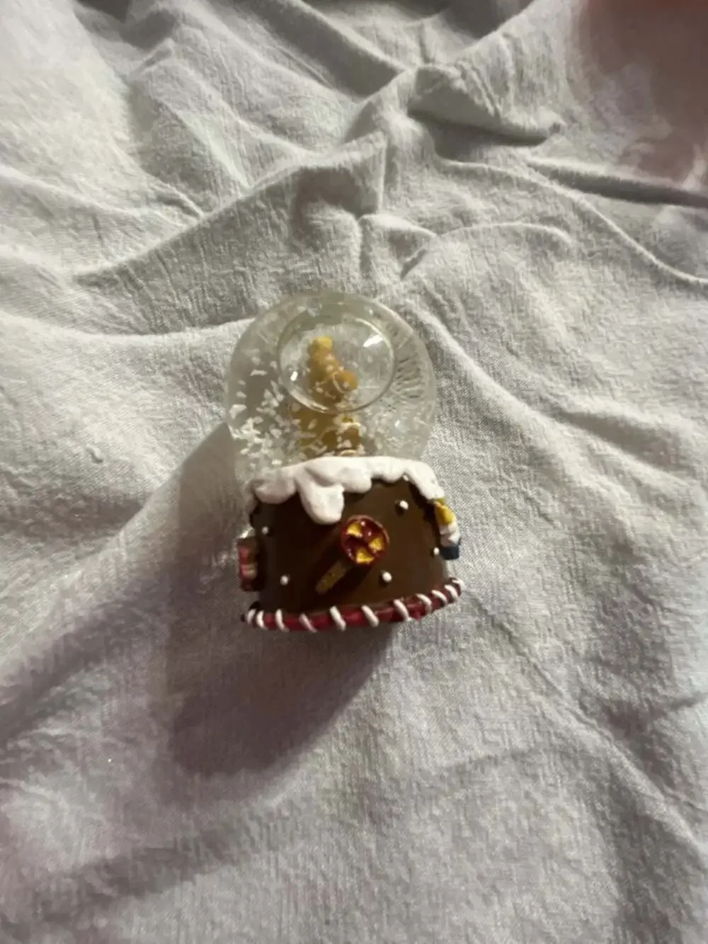 Francesca's Gingerbread Girl Christmas Snow Globe